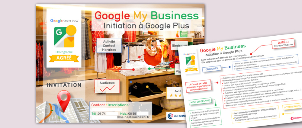 Invitation Google My Business CCI Seine-et-Marne