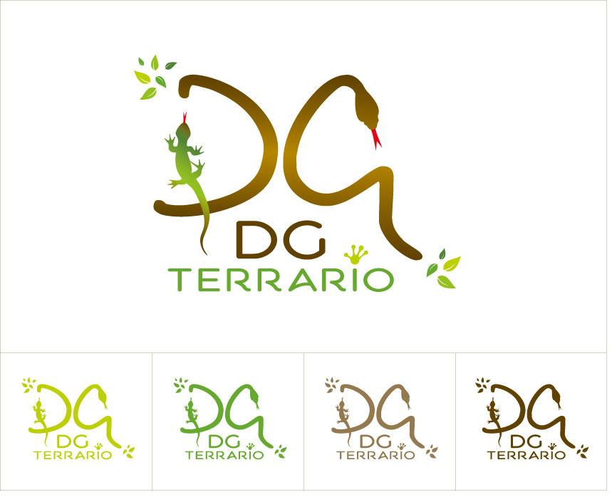 Logo DG Terrario et déclinaisons