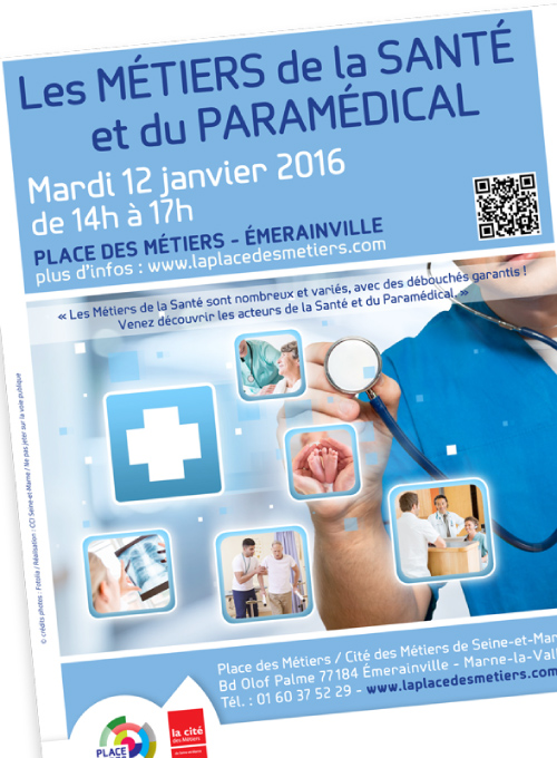Invitation - Les métiers de la santé et du paramédical - Place des Métiers
